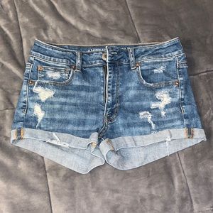 American eagle high rise Jean shorts